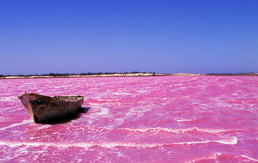 Le lac rose ou lac Retba, merveille de la nature au Sénégal ! - Culturebene