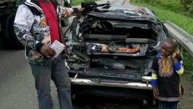 Photo de Accident de la circulation : l’artiste Afo Akom échappe à la mort