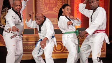 Photo de La star du parlement du rire, Charlotte Ntamack est maman pour la 1ere fois à l’âge de 44 ans