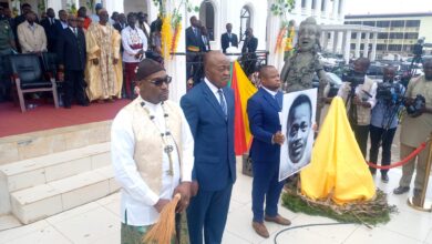 Photo de Cérémonie d’hommage national : Adolf Ngosso Din désormais aux côtés d’Ahmadou Ahidjo, Douala Manga Bell, UM Nyobe…