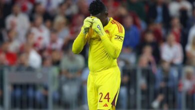 Photo de André Onana s’estime « responsable » de la défaite de Manchester United contre le Bayern